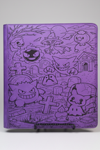 👻 Ghost Graveyard Custom Laser Engraved TCG Binder 👻