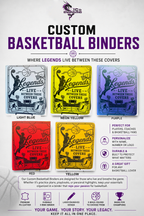 Custom Basketball Binder – Legends Live Between These Covers