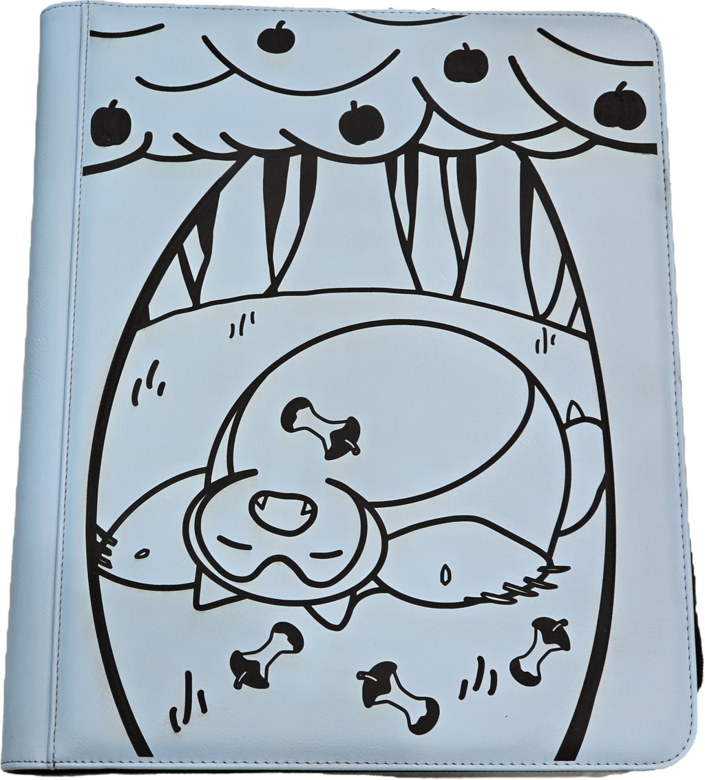 Snorlax Custom Laser Engraved TCG Binder