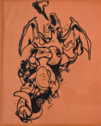 Charizard Evolution Line Custom Laser Engraved TCG Binder