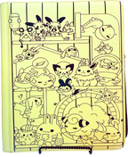Electric Type Custom Laser Engraved TCG Binder