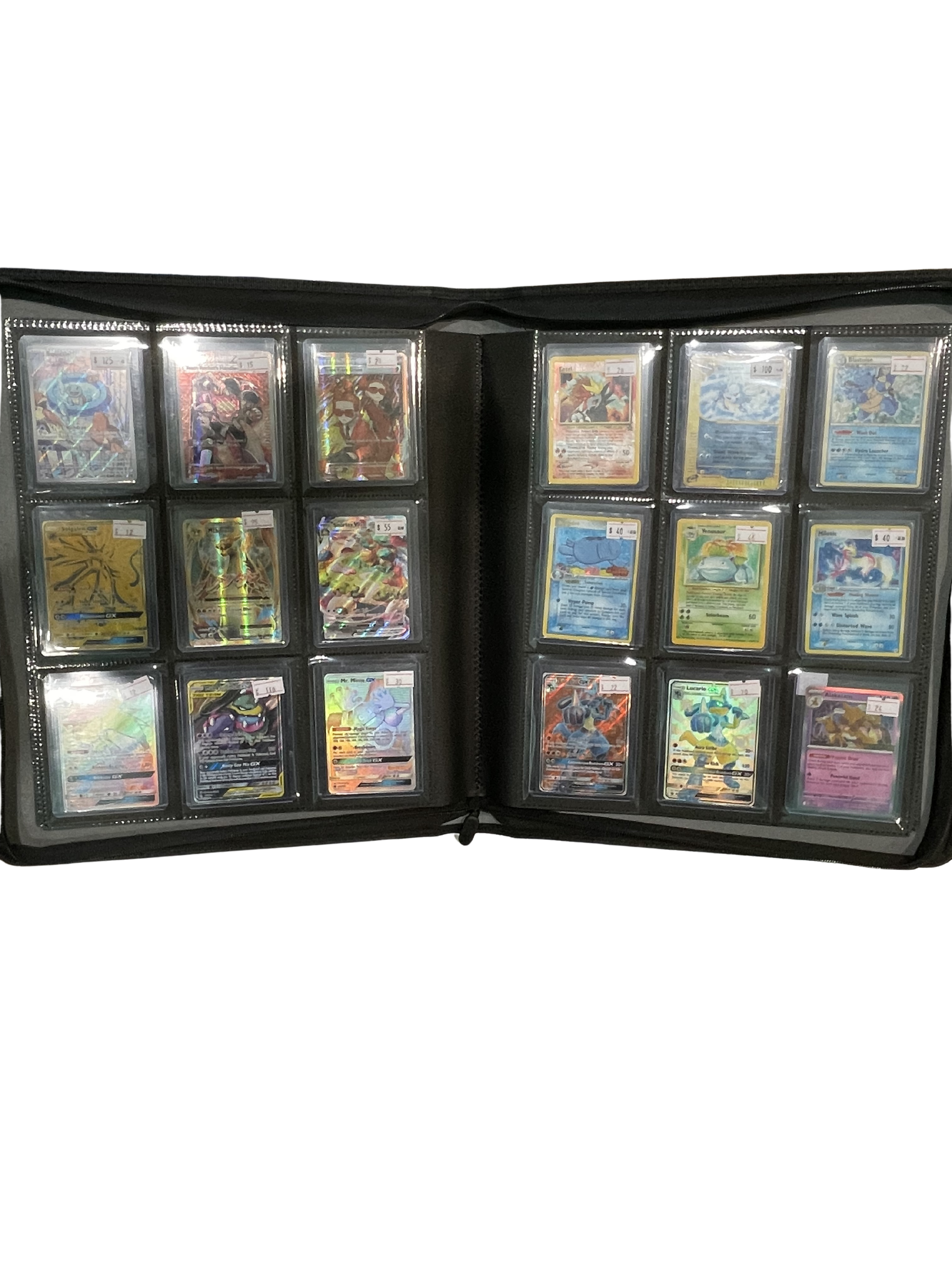 Top Loader TCG Binder with 360 pockets on a white background