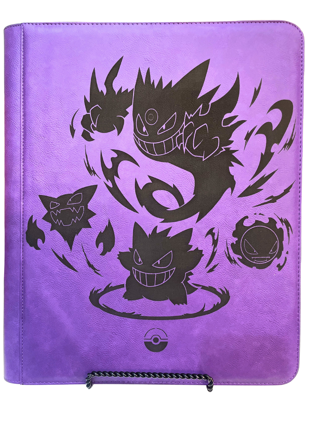 Gengar Evolution Line Custom Laser Engraved TCG Binder