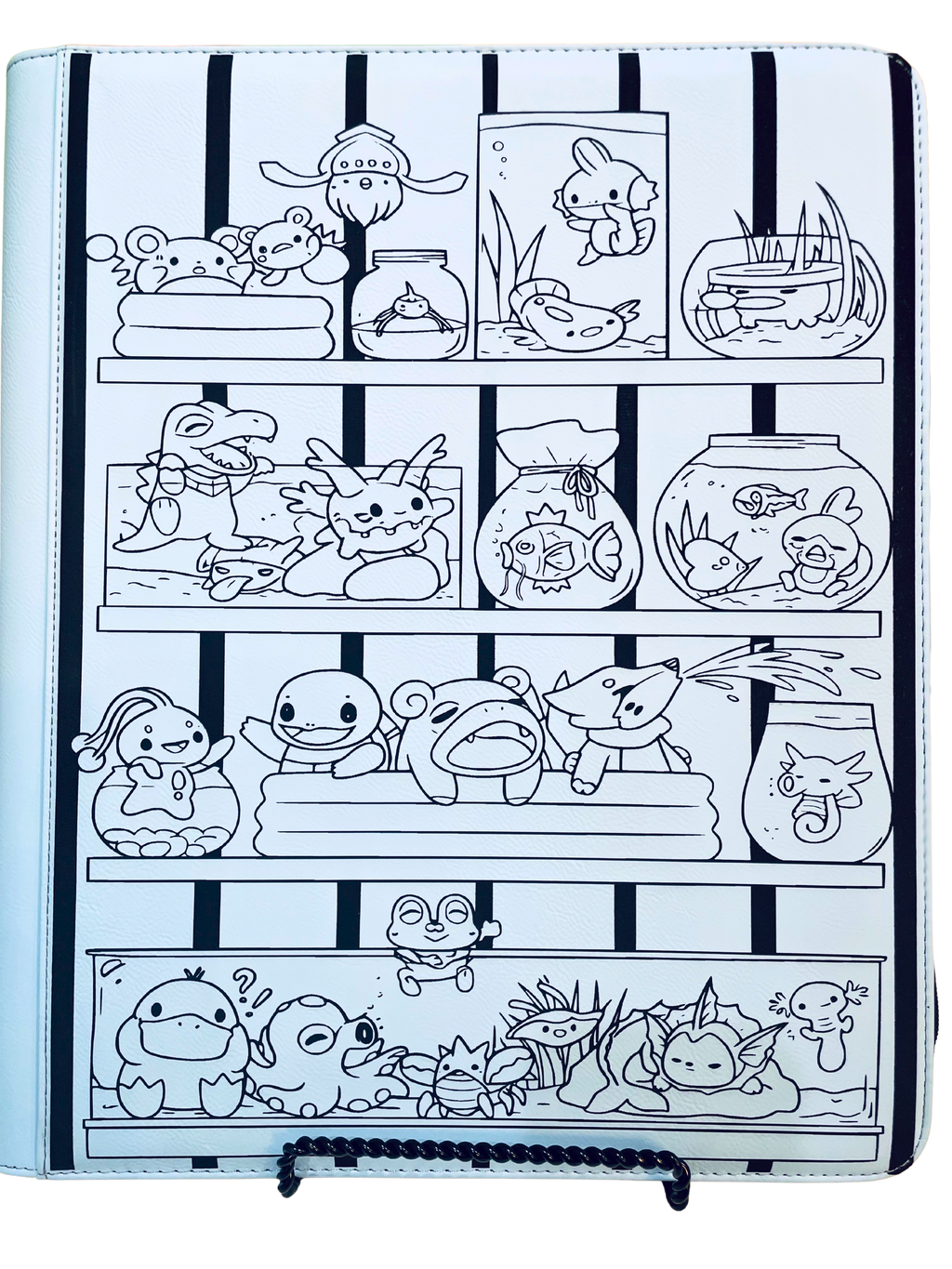 Water Type Custom Laser Engraved TCG Binder