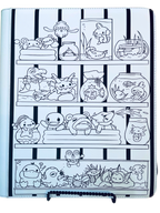 Water Type Custom Laser Engraved TCG Binder