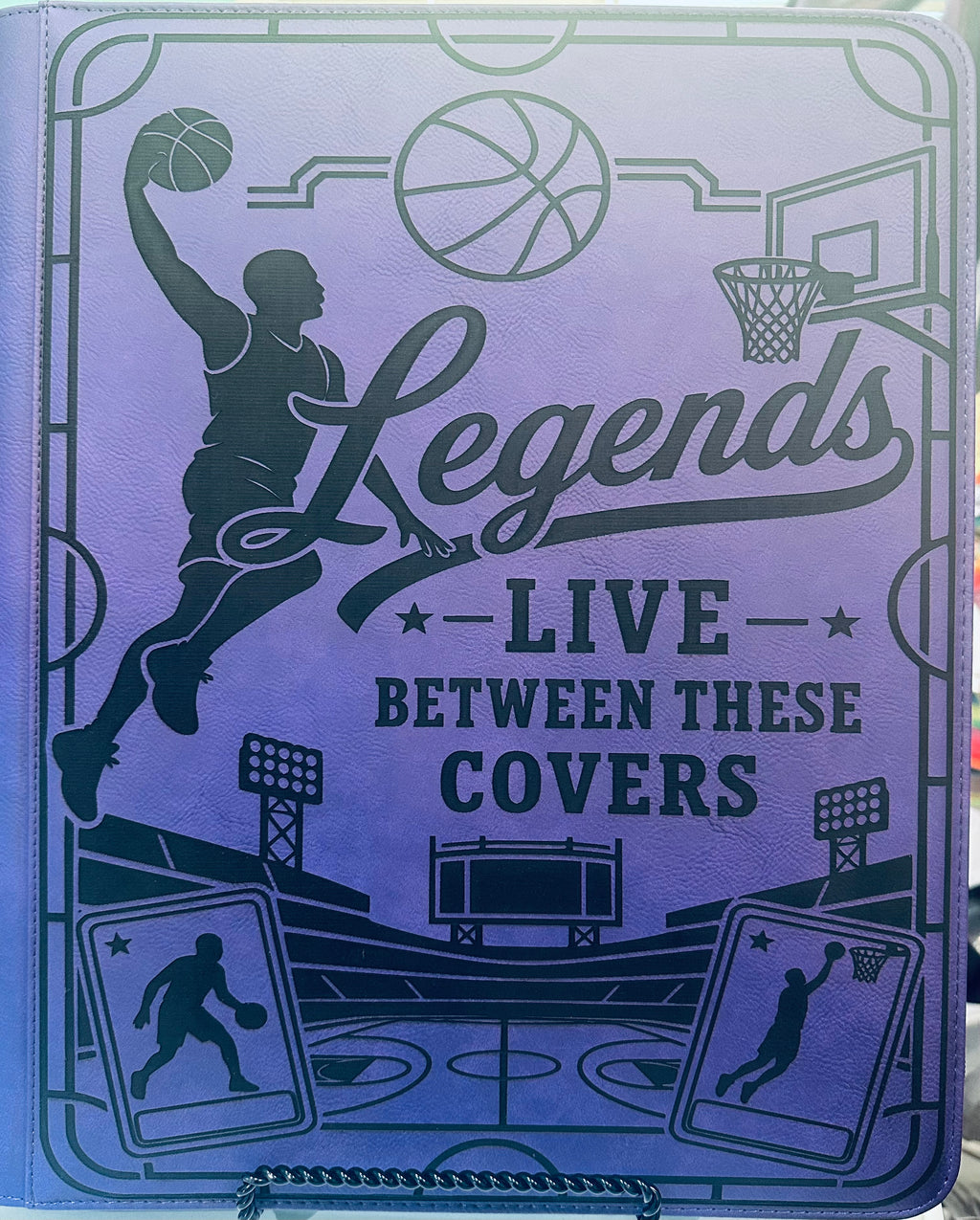 Custom Basketball Binder – Legends Live Between These Covers