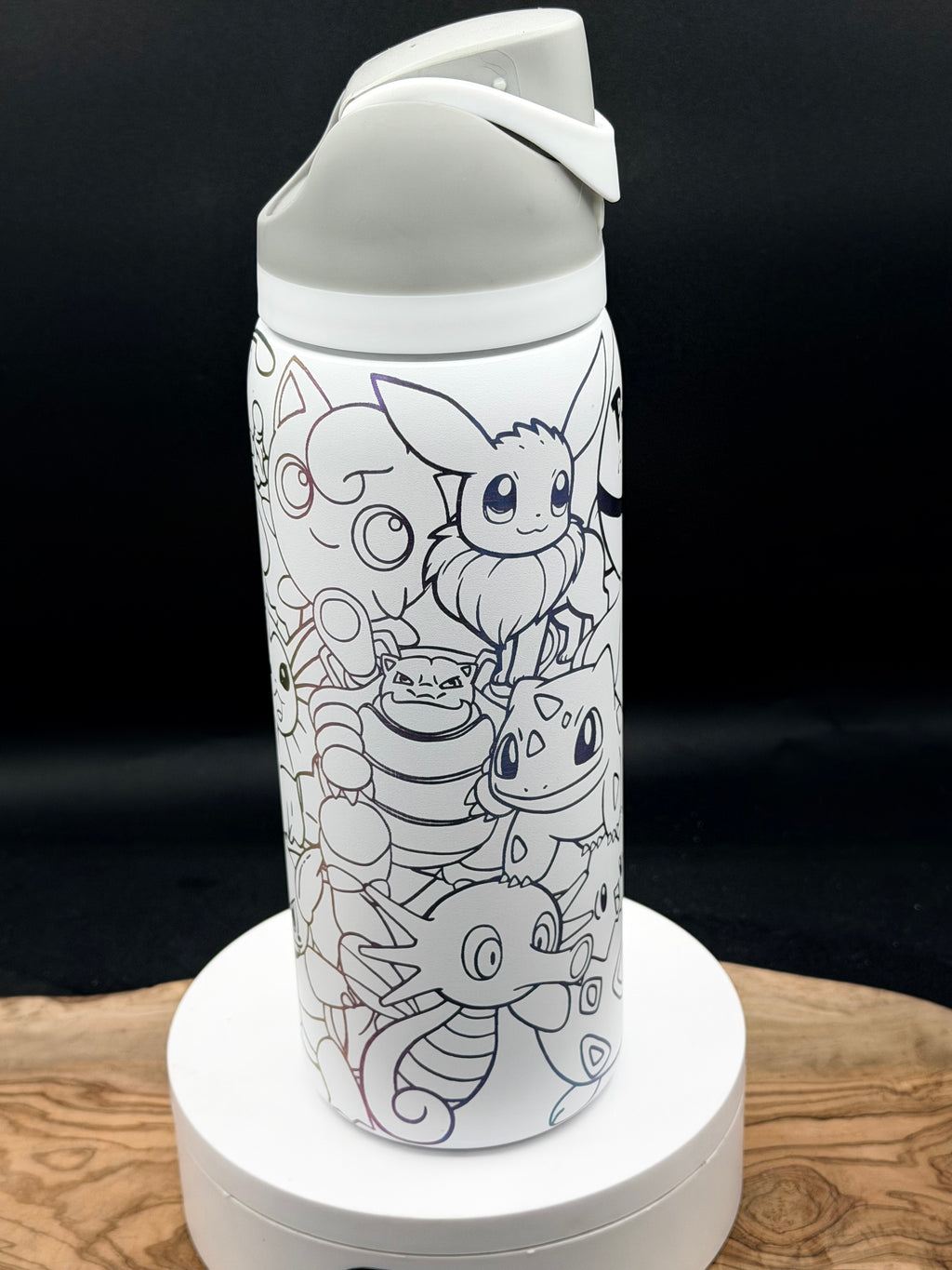 “Gotta catch 'em all" 32 oz Laser Engraved Water Bottle