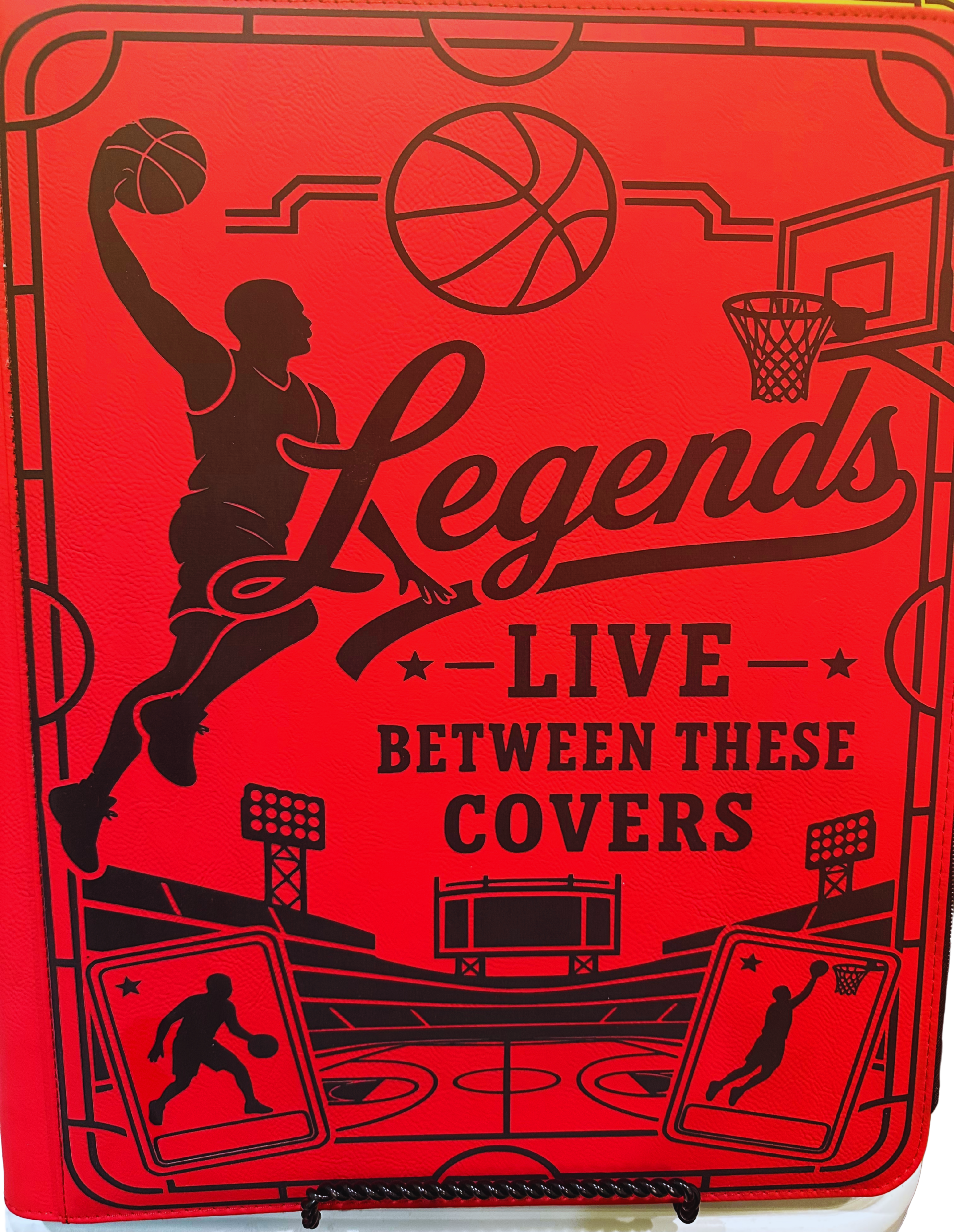 Custom Basketball Binder – Legends Live Between These Covers