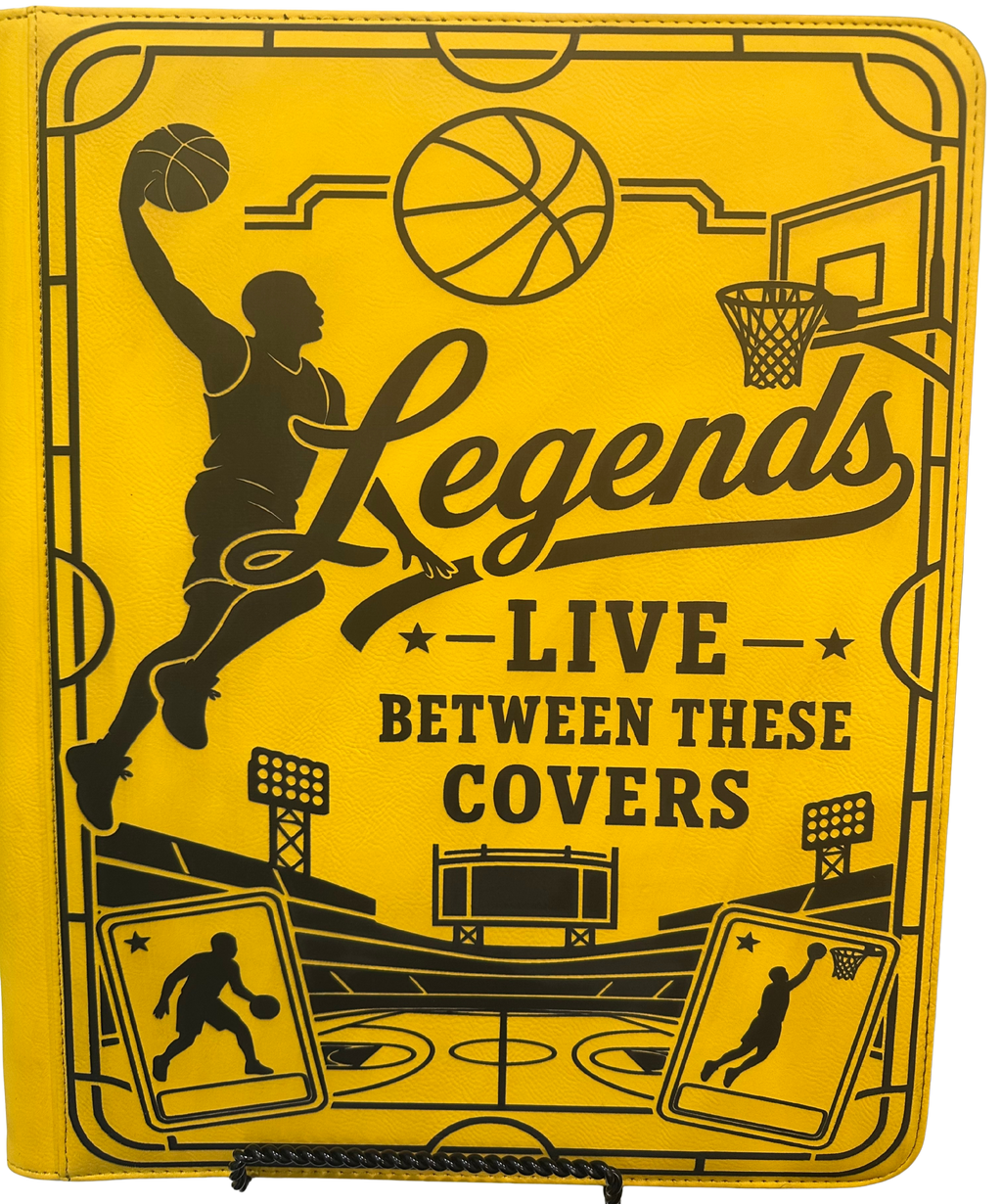 Custom Basketball Binder – Legends Live Between These Covers